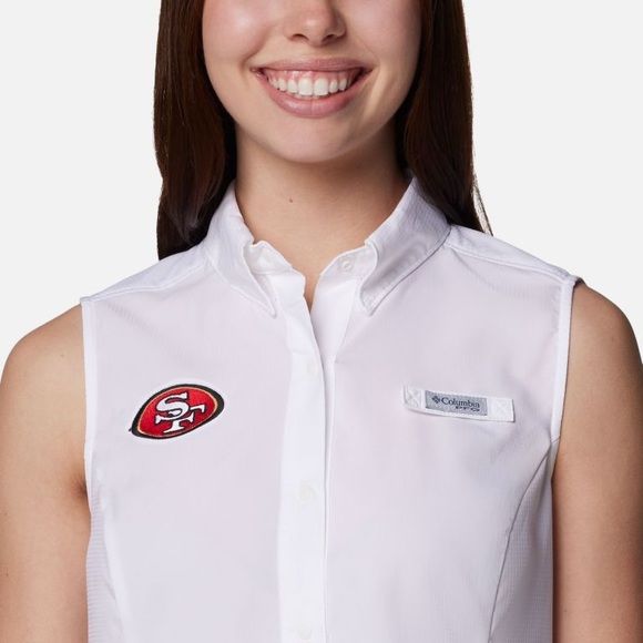 Women's PFG Tamiami™ Sleeveless Shirt - San Franscisco 49ers - Picture 5 of 9